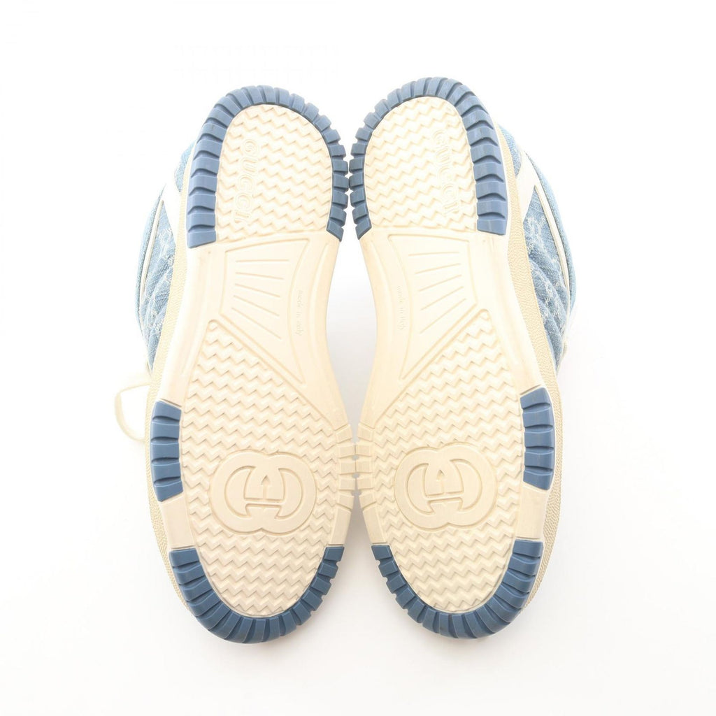 Gucci Sneakers Reweb GG Pattern Denim Leather — view 4