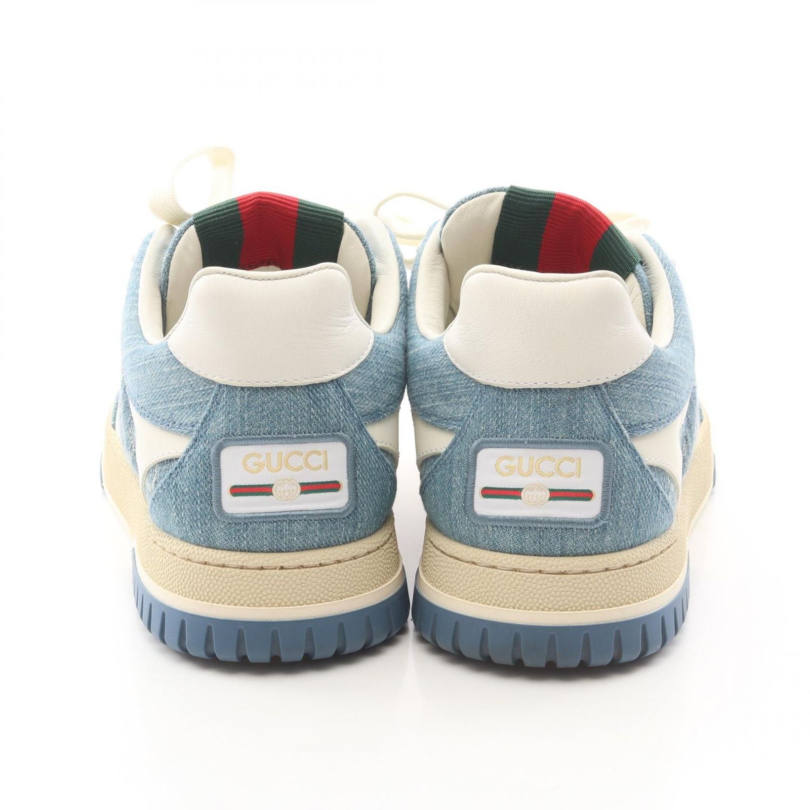 Gucci Sneakers Reweb GG Pattern Denim Leather — view 7
