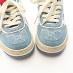 Gucci Sneakers Reweb GG Pattern Denim Leather — view 9