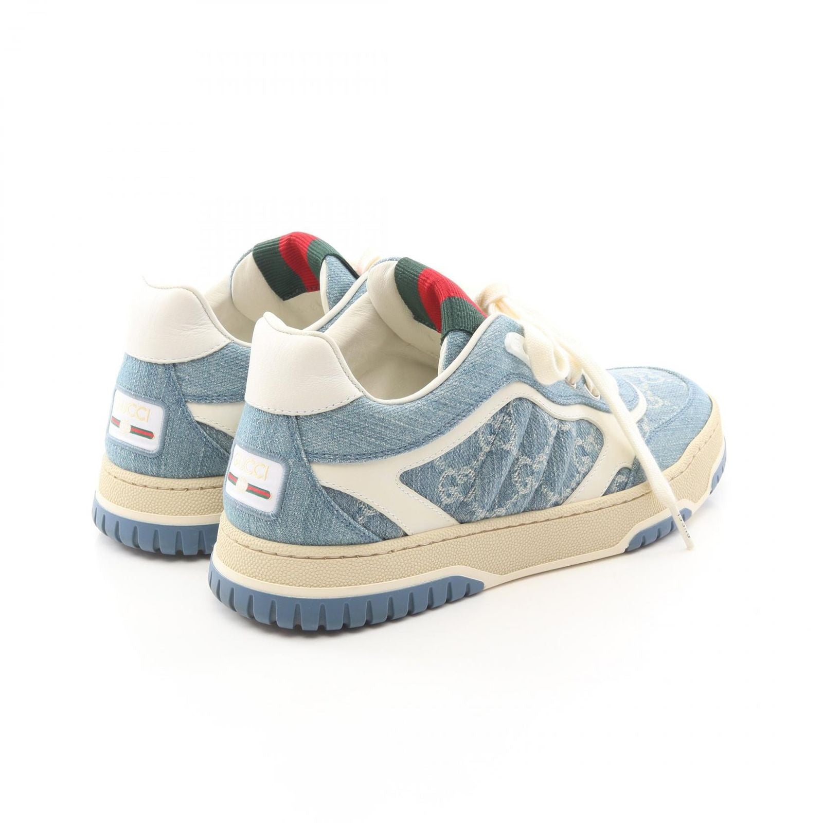 Gucci Sneakers Reweb GG Pattern Denim Leather — view 2