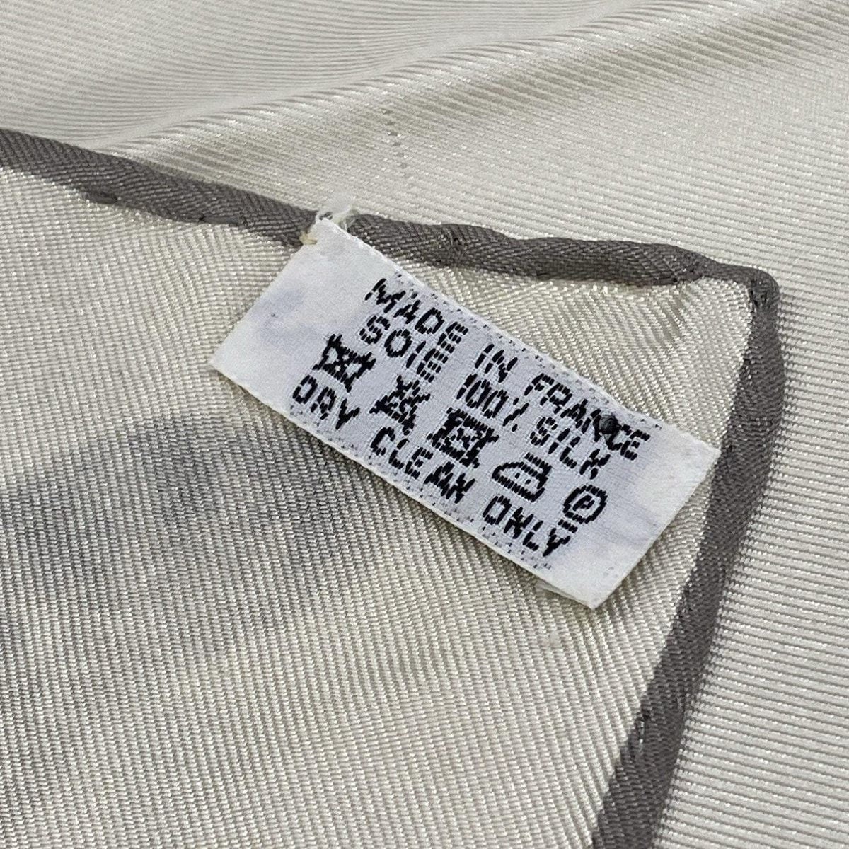 Hermes Scarf Carre 90 Gray Ju Black Tiger Atelier Robert Darre — view 3