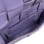 Bottega Veneta Shoulder Bag Cassette Purple Leather — view 7