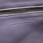 Bottega Veneta Shoulder Bag Cassette Purple Leather — view 8