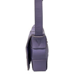 Bottega Veneta Shoulder Bag Cassette Purple Leather — view 4