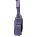 Bottega Veneta Shoulder Bag Cassette Purple Leather — view 2