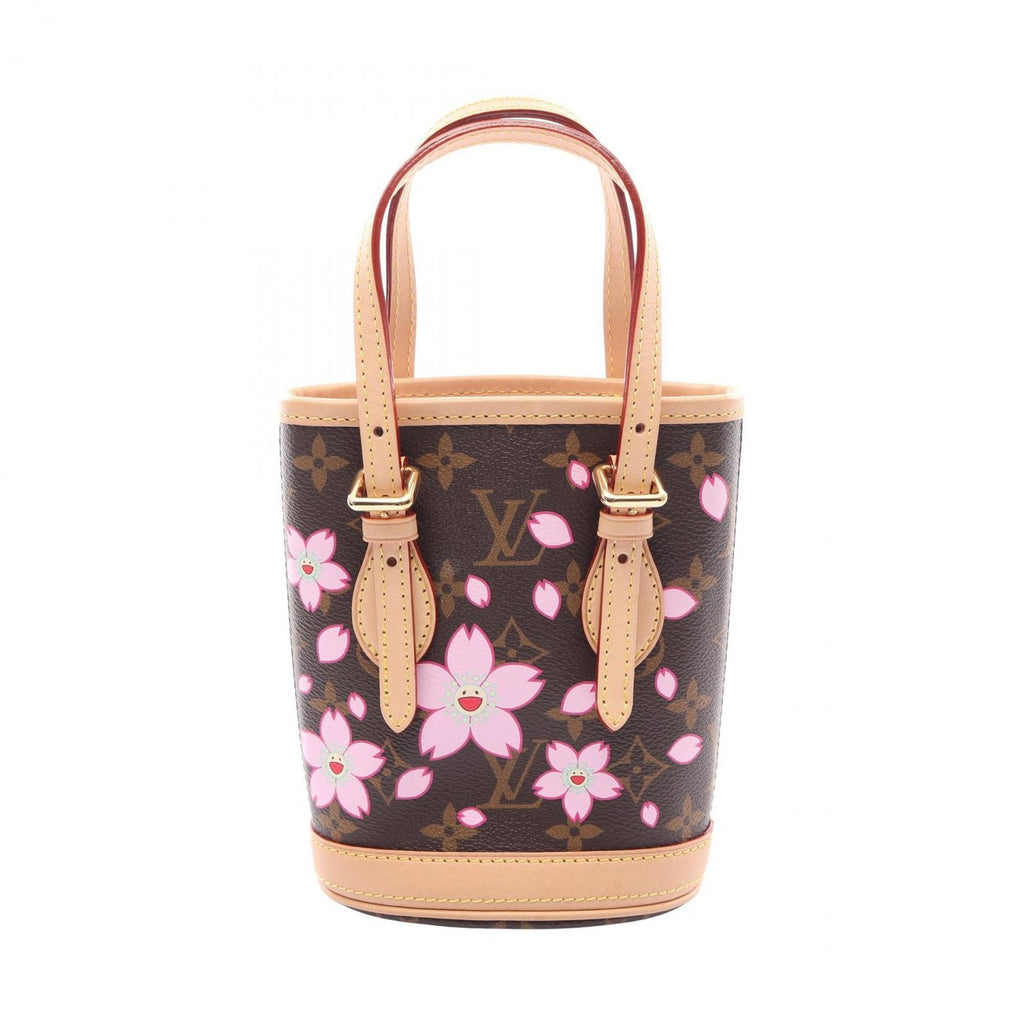 Louis Vuitton Handbag LV TM Nano Bucket Canvas Leather LV Takashi Murakami
