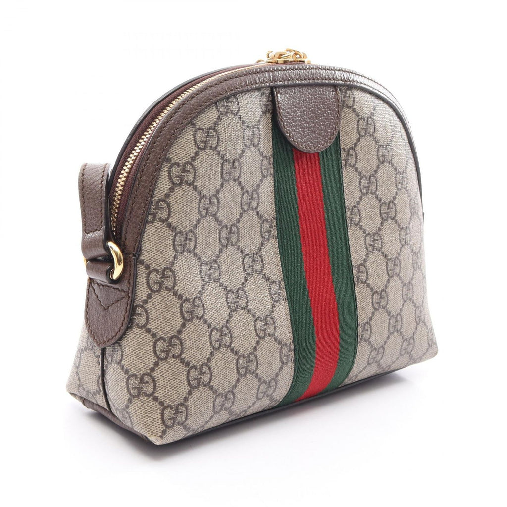 Gucci Shoulder Bag Ophidia GG Supreme Beige Canvas Leather — view 2