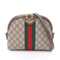 Gucci Shoulder Bag Ophidia GG Supreme Beige Canvas Leather