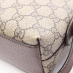 Gucci Shoulder Bag Ophidia GG Supreme Beige Canvas Leather — view 9