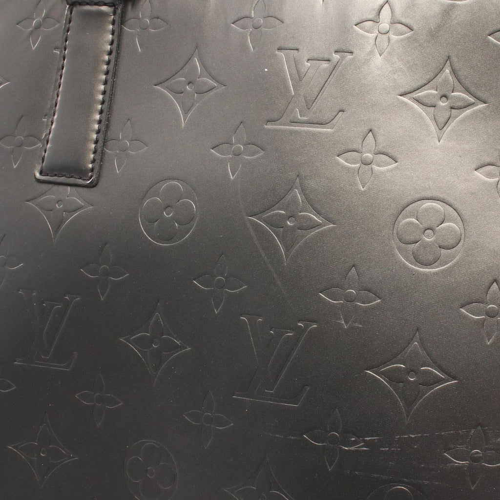 Louis Vuitton Handbag Stockton Monogram Matte Noir Leather — view 9