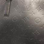 Louis Vuitton Handbag Stockton Monogram Matte Noir Leather — view 9