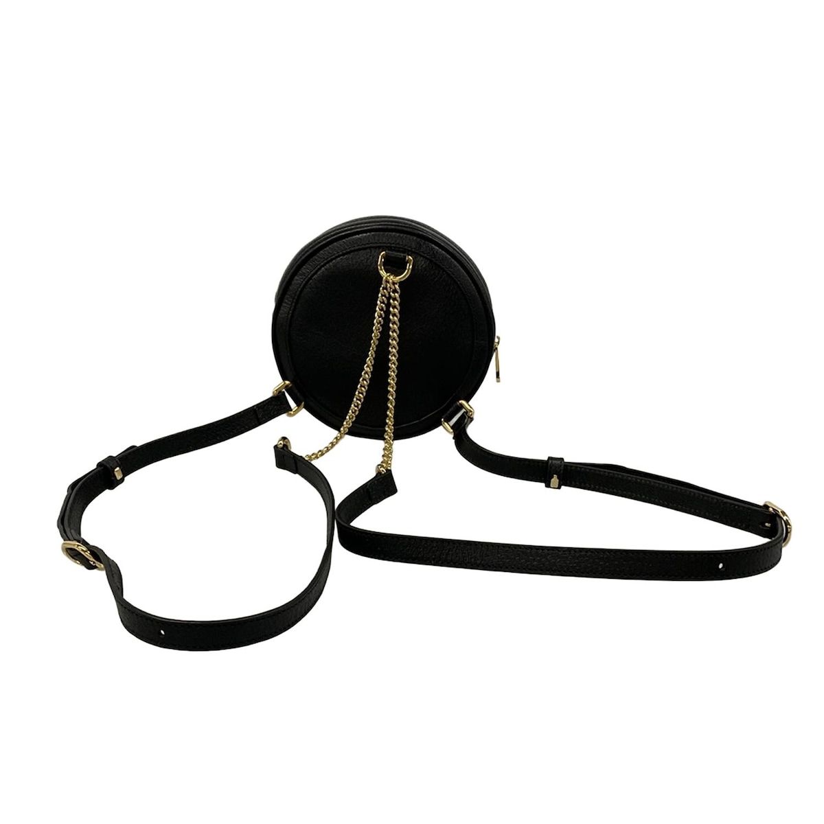 Gucci Backpack Ophidia Mini Black Green Red Leather — view 3
