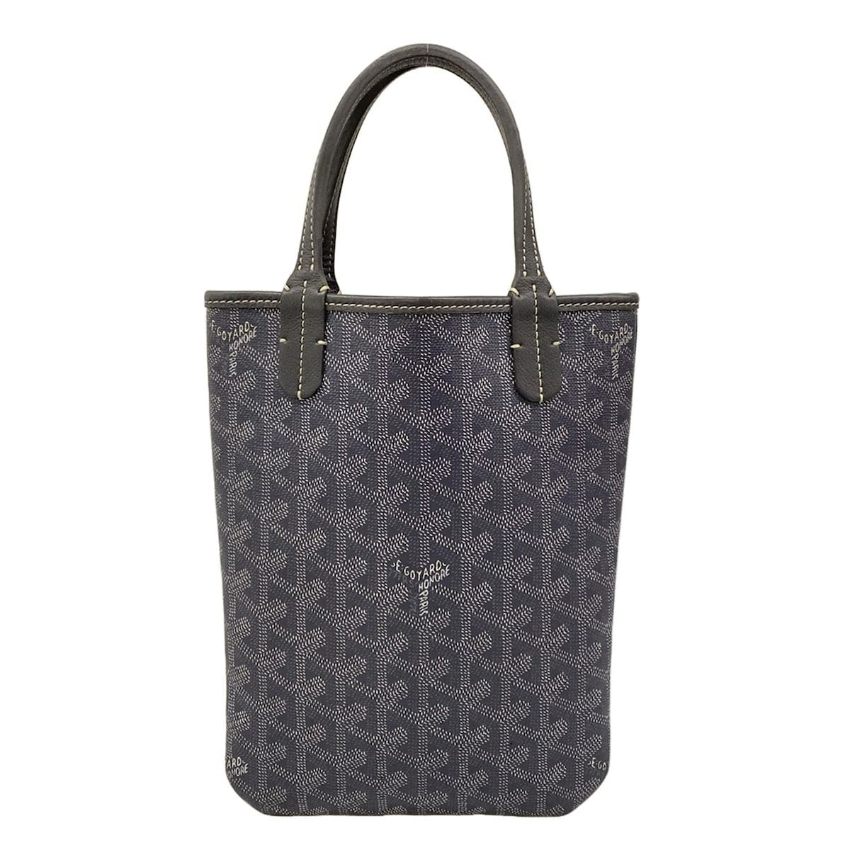 Goyard Handbag Poitiers Gray Leather