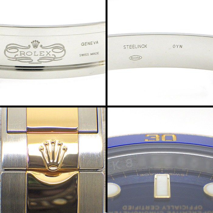 Rolex Watch Submariner Date Roulett Luminous Index Hand Rotating Bezel Blue — view 5