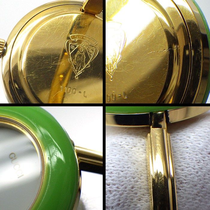 Gucci Watch Change Bezel Multicolor All 12 Colors White Dial Quartz Analog — view 6