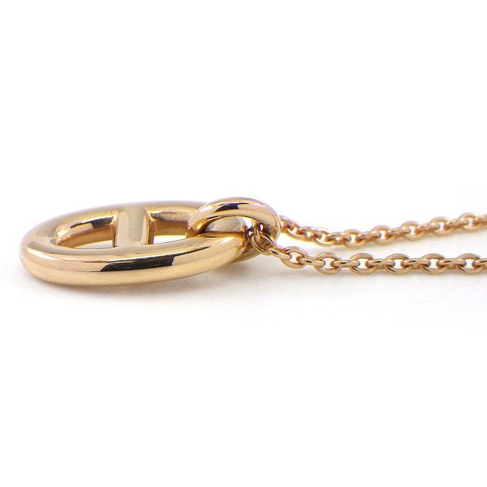 Hermes Necklace Chaine D'ancre Farandole PM 18k Pink Gold — view 3