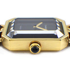 Chanel Watch Premier M Octagonal Black Dial Chain Bracelet Leather Quartz Analog — view 2