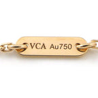 Van Cleef & Arpels Necklace Sweet Alhambra Carnelian 18k Pink Gold — view 4