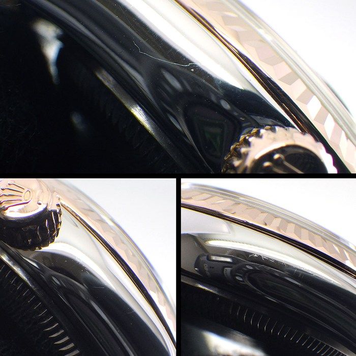 Rolex Watch Datejust Number Roulett 10 Points Diamond Index Black Dial Date — view 6