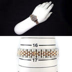 Rolex Watch Datejust Number Roulett 10 Points Diamond Index Black Dial Date — view 8