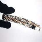 Rolex Watch Datejust Number Roulett 10 Points Diamond Index Black Dial Date — view 7