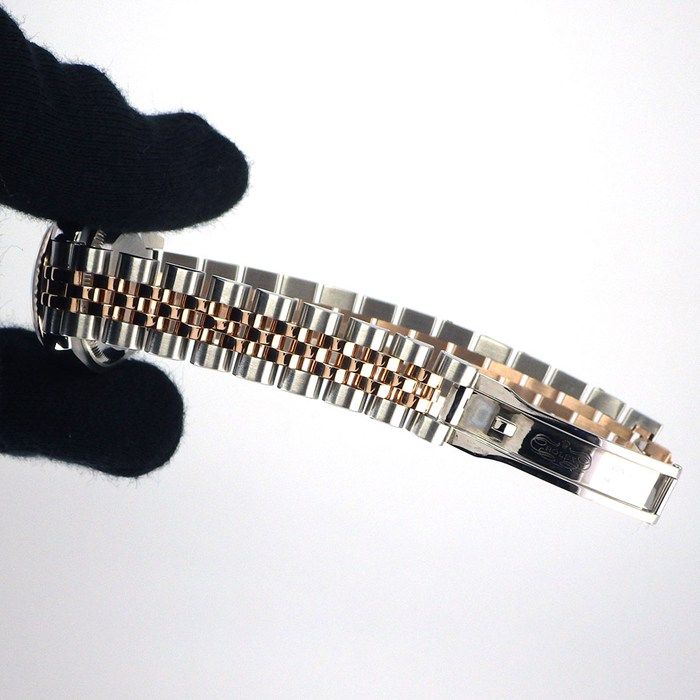 Rolex Watch Datejust Number Roulett 10 Points Diamond Index Black Dial Date — view 7
