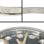 Rolex Watch Datejust Number Roulett 10 Points Diamond Index Black Dial Date — view 5
