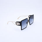 Dior Square Frame Sunglasses 58 15 Eyewear Gold — view 4
