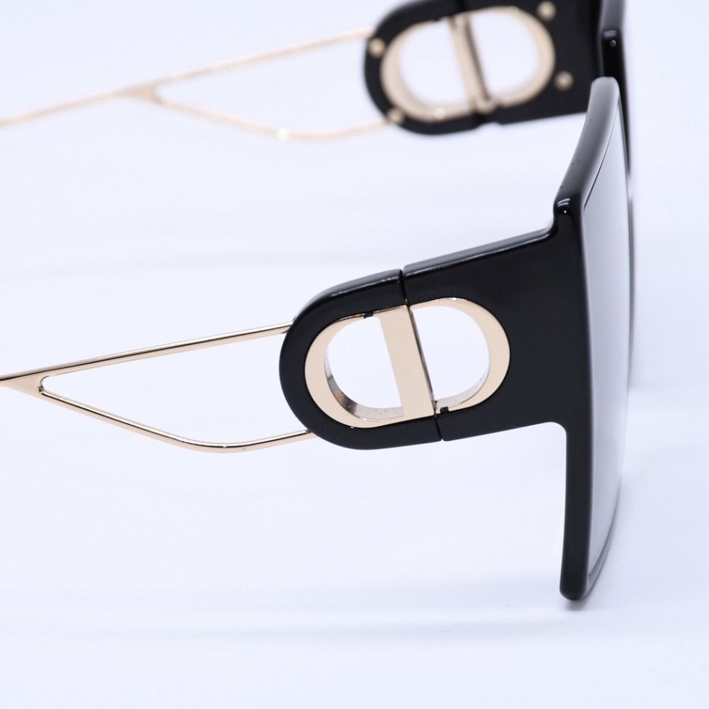 Dior Square Frame Sunglasses 58 15 Eyewear Gold — view 7