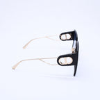 Dior Square Frame Sunglasses 58 15 Eyewear Gold — view 5
