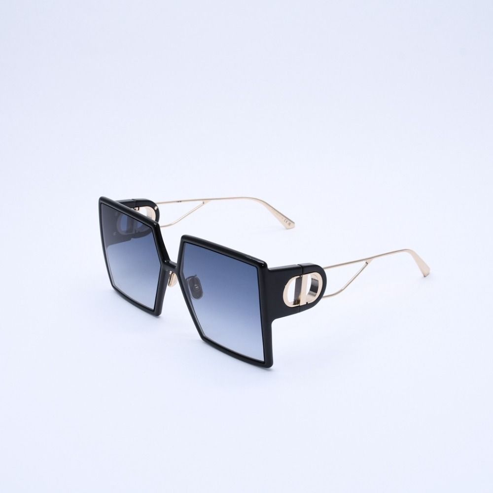 Dior Square Frame Sunglasses 58 15 Eyewear Gold — view 3