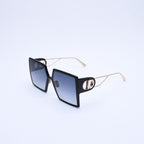 Dior Square Frame Sunglasses 58 15 Eyewear Gold — view 3