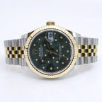 Rolex Watch Datejust 31 Olive Green Floral SS YG Automatic Winding Jubilee — view 2