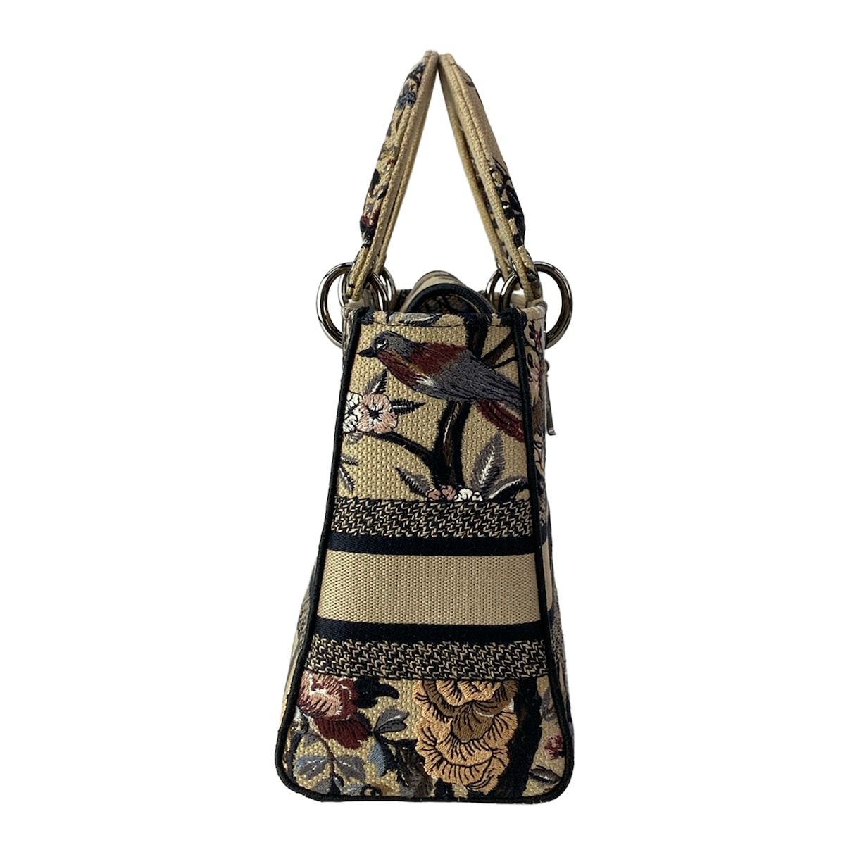 Dior Handbag Light Beige Multi Jardandi Vert — view 2