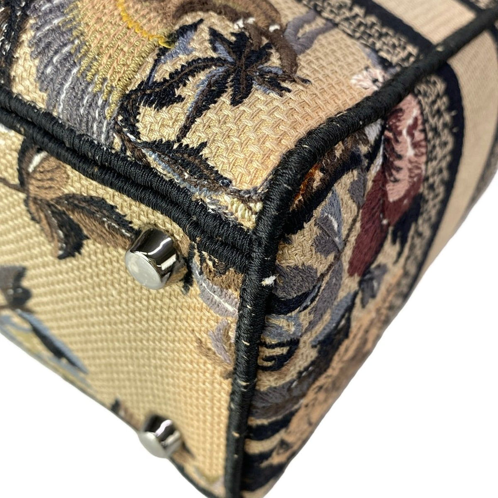 Dior Handbag Light Beige Multi Jardandi Vert — view 7