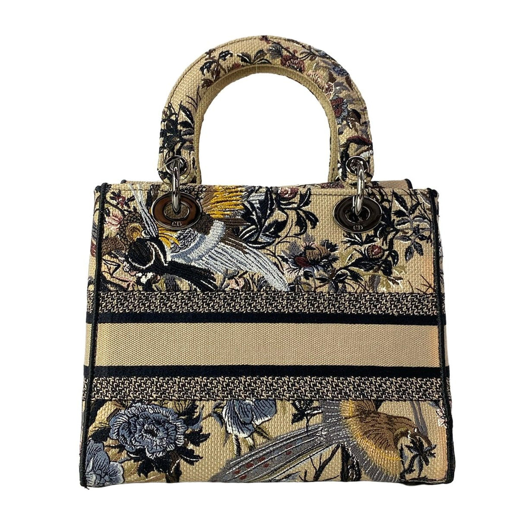 Dior Handbag Light Beige Multi Jardandi Vert — view 3