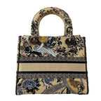 Dior Handbag Light Beige Multi Jardandi Vert — view 3