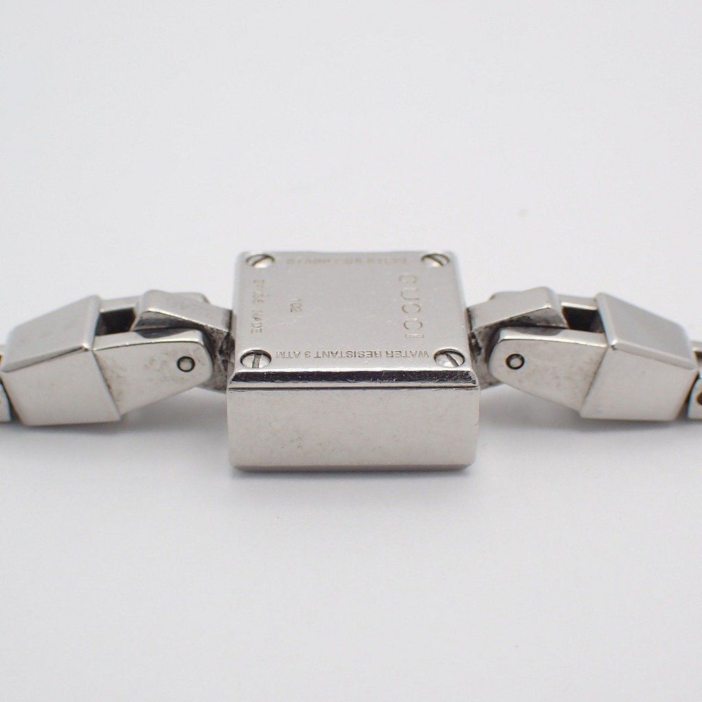 Gucci 102 Mini Quartz Watch Black Dial SS Pawn — view 8