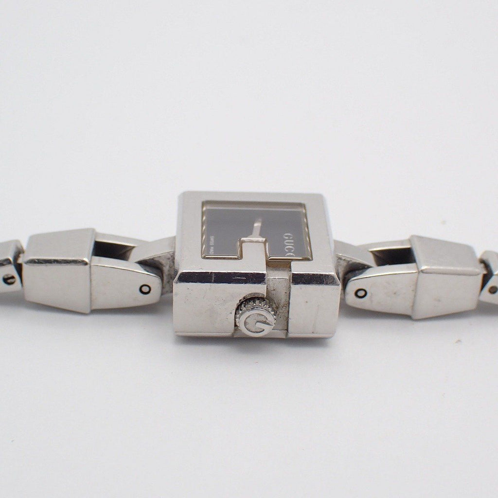 Gucci 102 Mini Quartz Watch Black Dial SS Pawn — view 7
