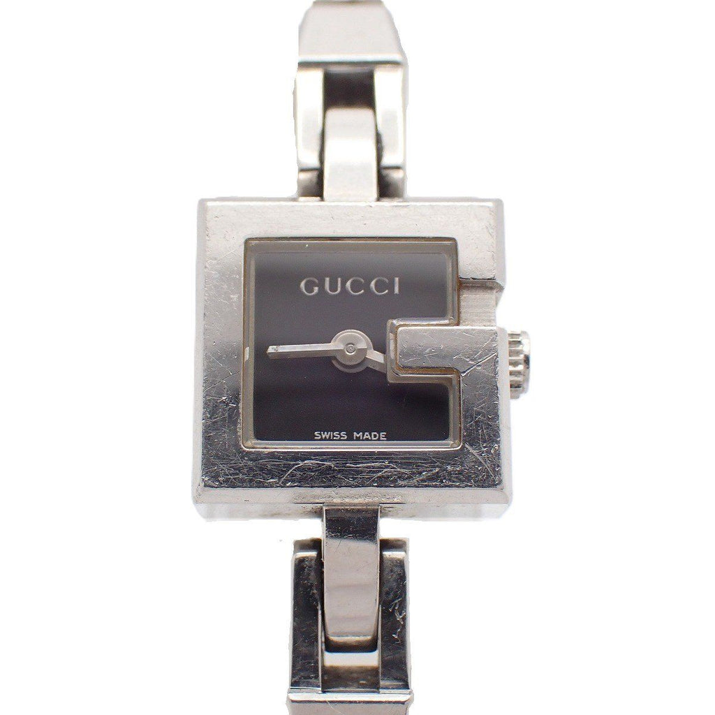 Gucci 102 Mini Quartz Watch Black Dial SS Pawn