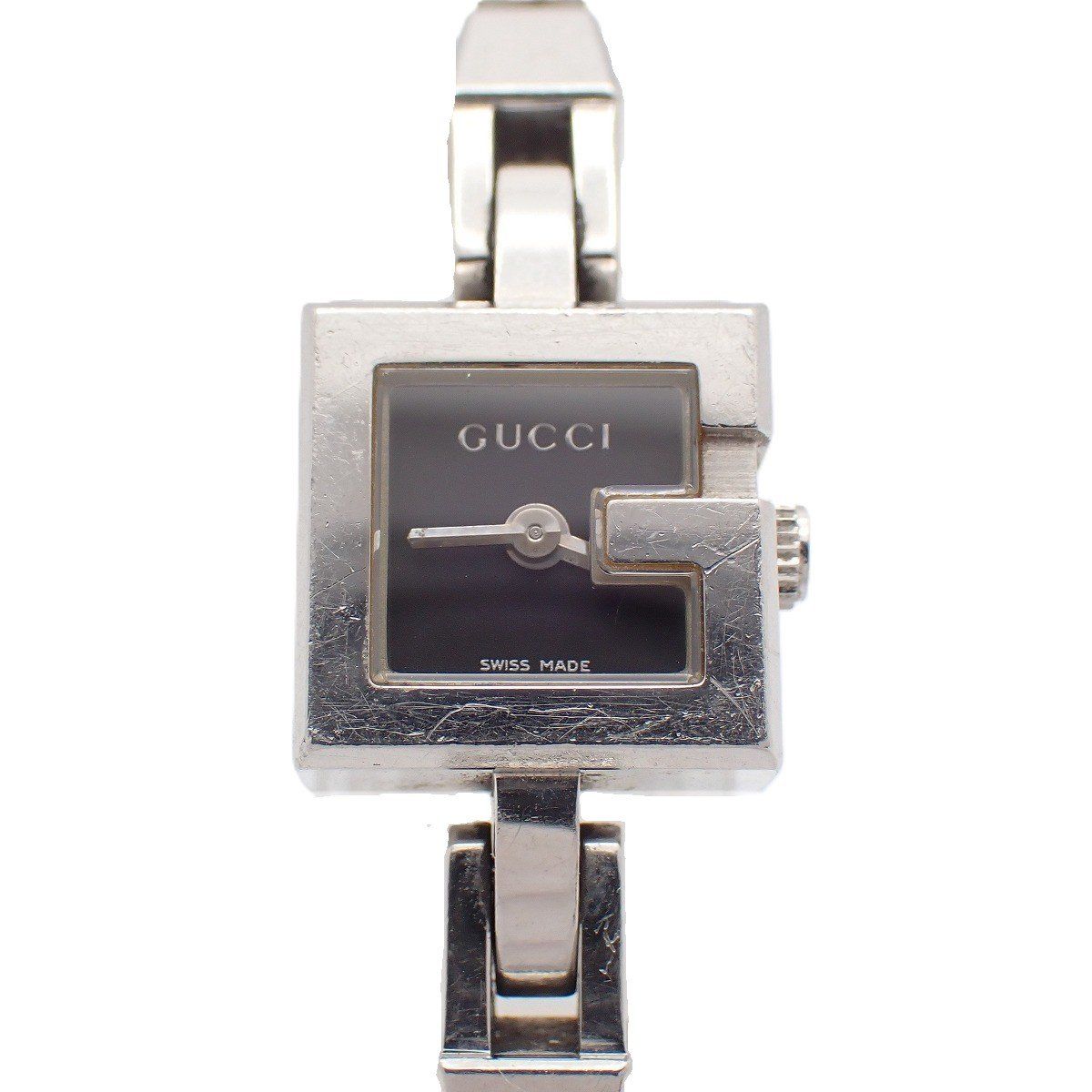Gucci 102 Mini Quartz Watch Black Dial SS Pawn