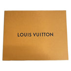 Louis Vuitton Short Boots 34.5 Black Dark Brown Janet Line Leather — view 8