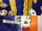 Hermes Couvee D'hermes Carre 90 Silk 100% Large Scarf Blue — view 4