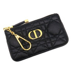 Dior Caro Myrte Zip Key Case Key Holder