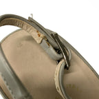 Chanel Sandals 35.5 Light Gray CC Logo Leather — view 7