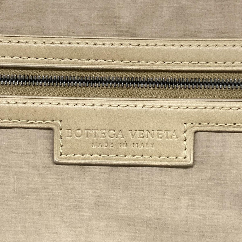 Bottega Veneta Travel Bag Intrecciato Khaki Leather — view 9