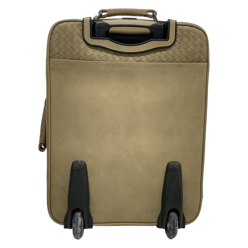 Bottega Veneta Travel Bag Intrecciato Khaki Leather — view 3