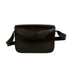 Celine Vintage Horsebit Logo Calf Leather Shoulder Bag Brown — view 3