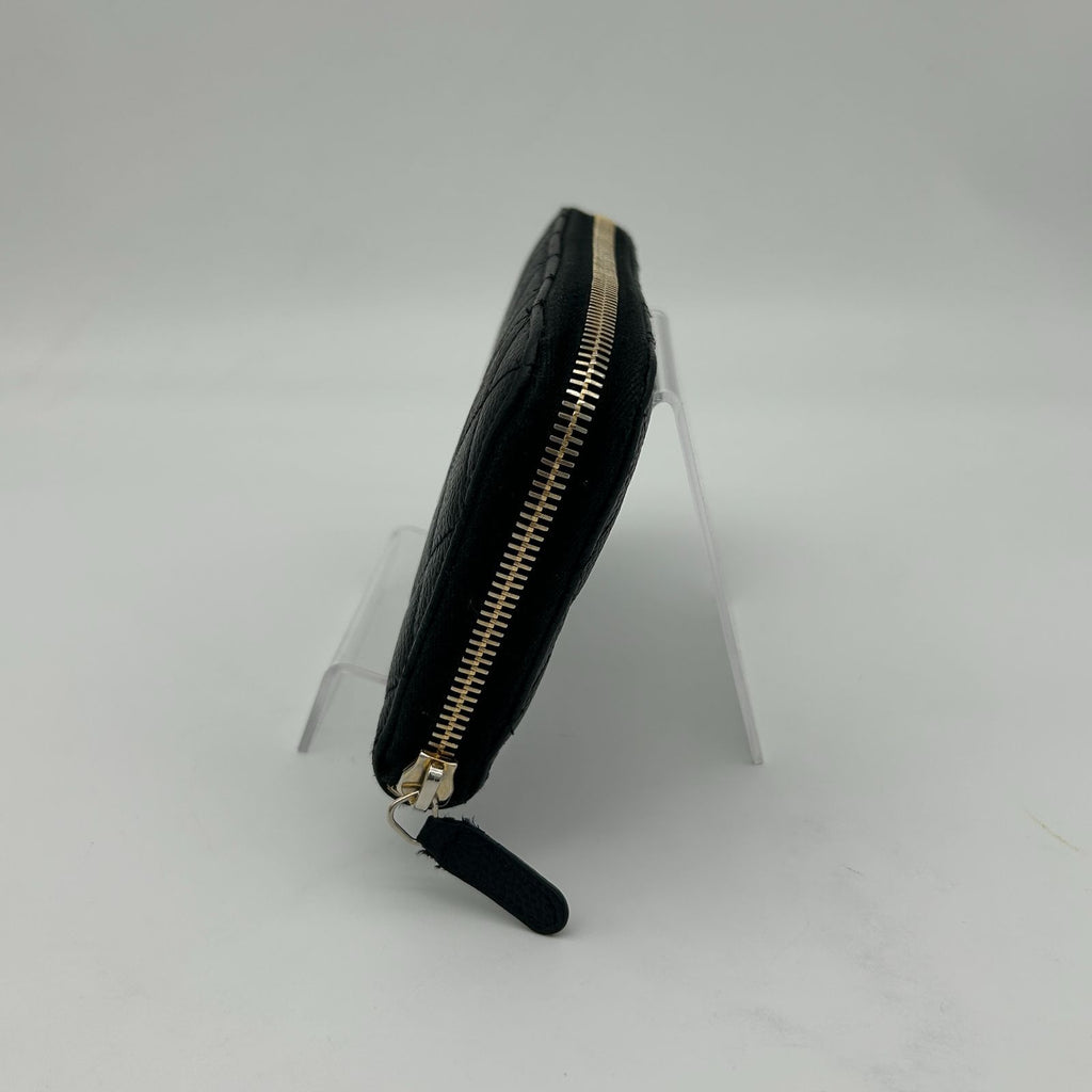 Chanel Wallet Quilted Caviar Leather Black — view 3