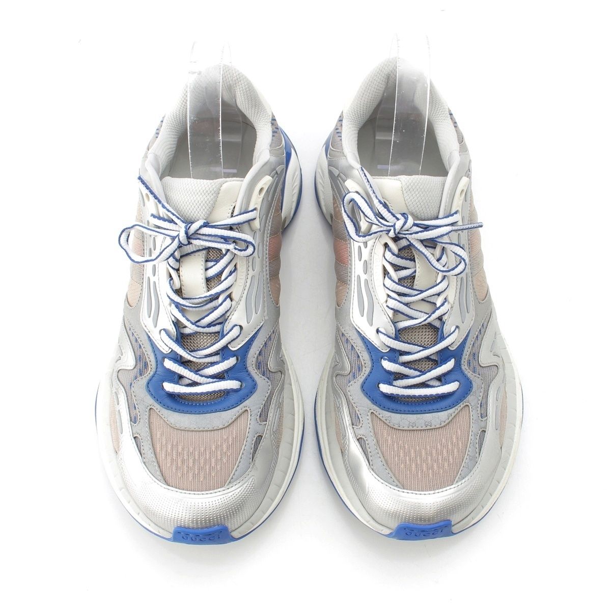 Gucci 2.0 Mesh Low Cut Sneakers Blue — view 2
